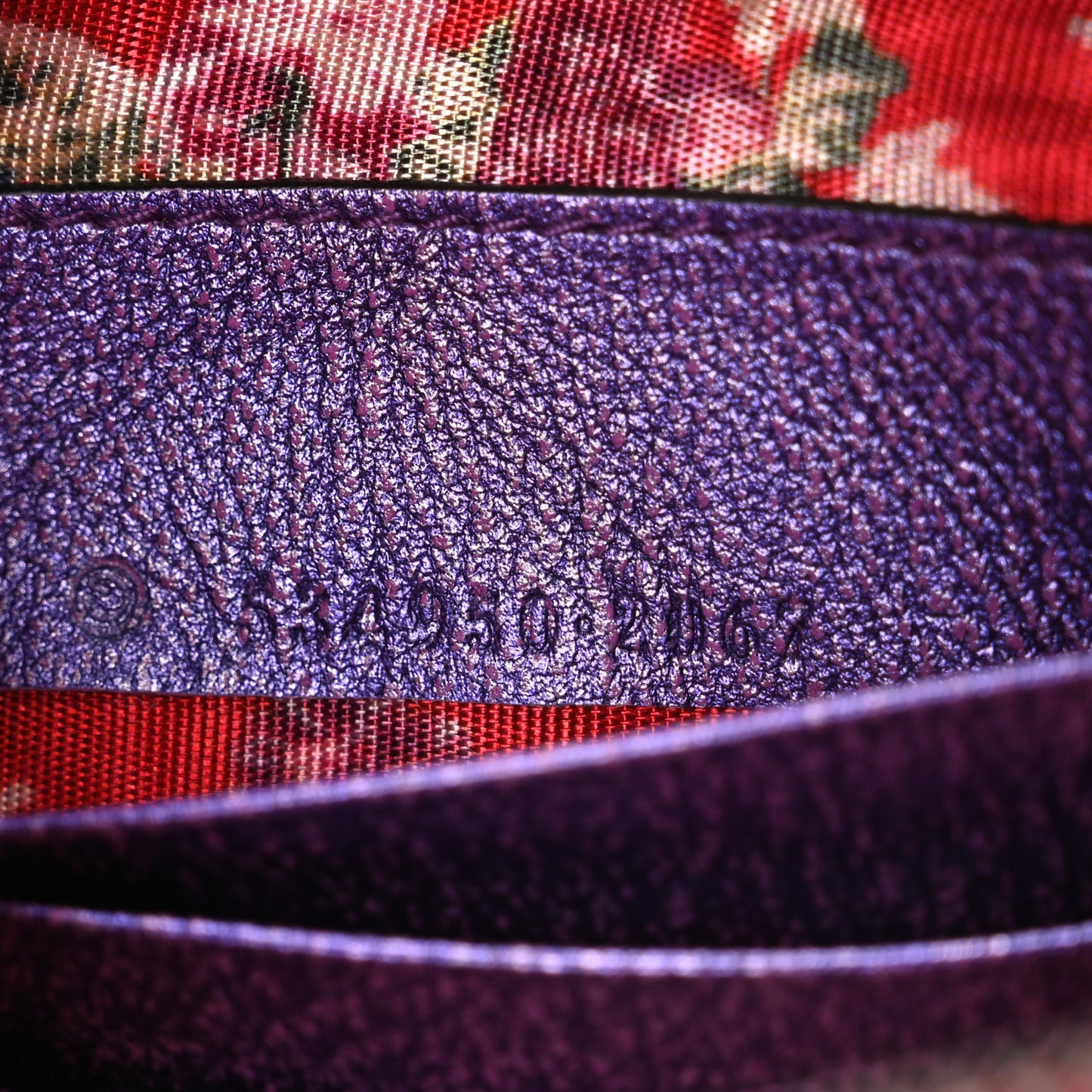 Laminated Nappa Trapuntata Mini Zumi Shoulder Bag Rosso Fuxia Bizantin