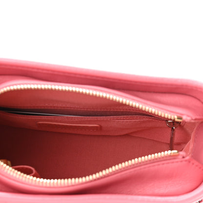 Chanel Aged Calfskin Quilted Small Gabrielle Hobo Rose 5 of 11