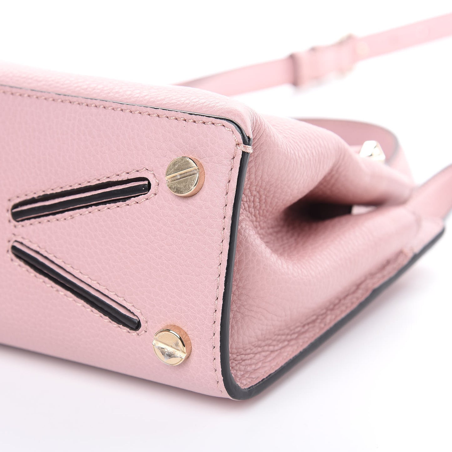 Pebbled Calfskin Small Joylock Satchel Loto