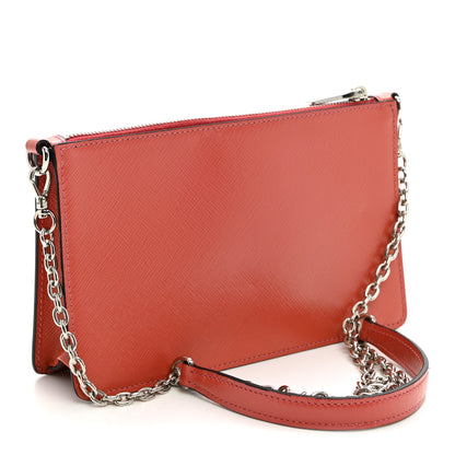 Prada Saffiano Vernice Chain Crossbody Bag Tamaris 3 of 9