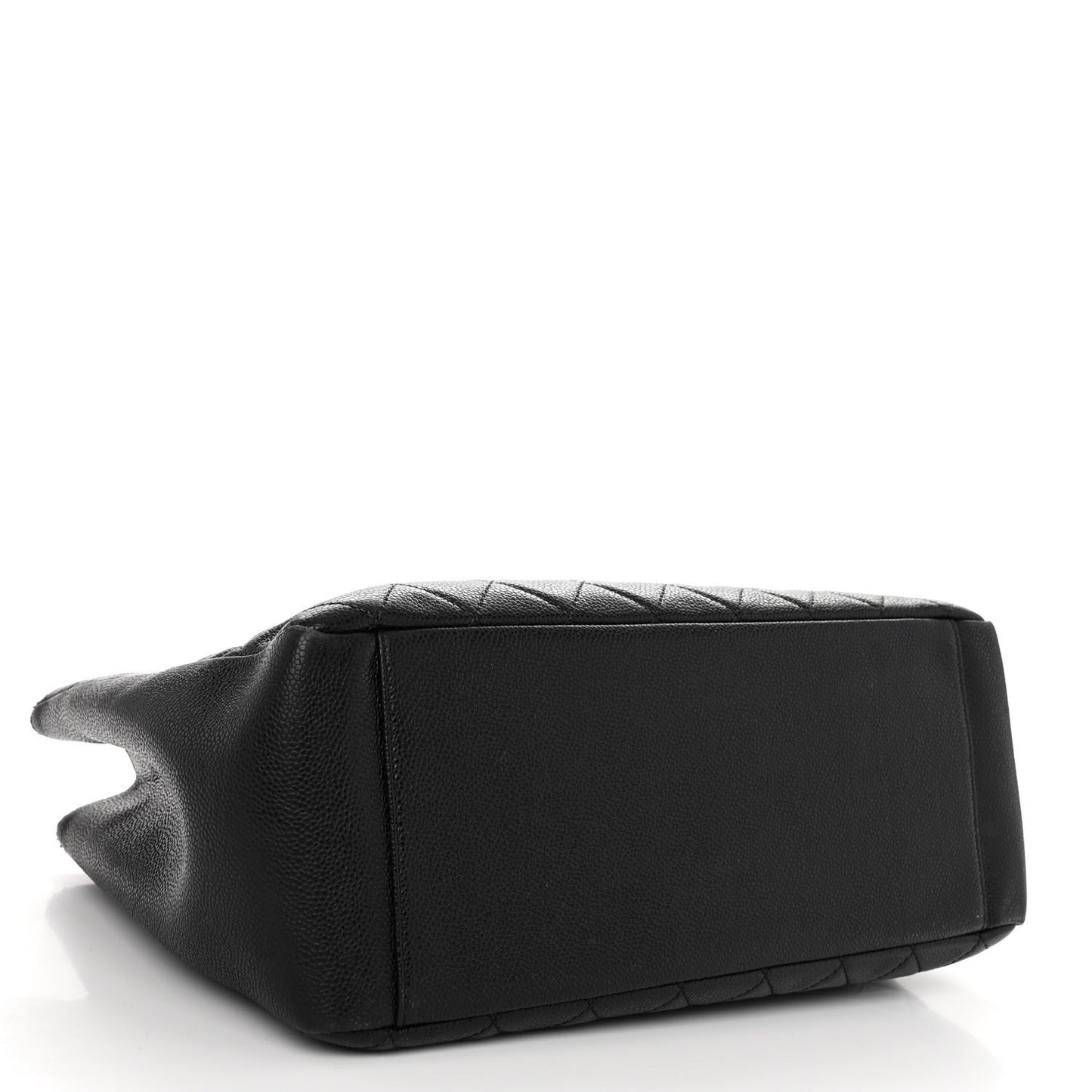 Caviar Quilted Grand Shopping Tote GST Black