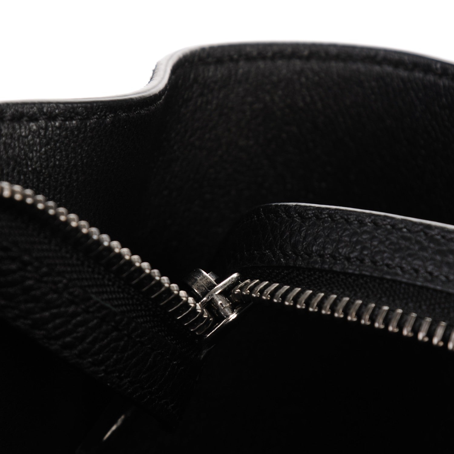 Celine Drummed Calfskin Suede Medium Trapeze Black 7 of 9