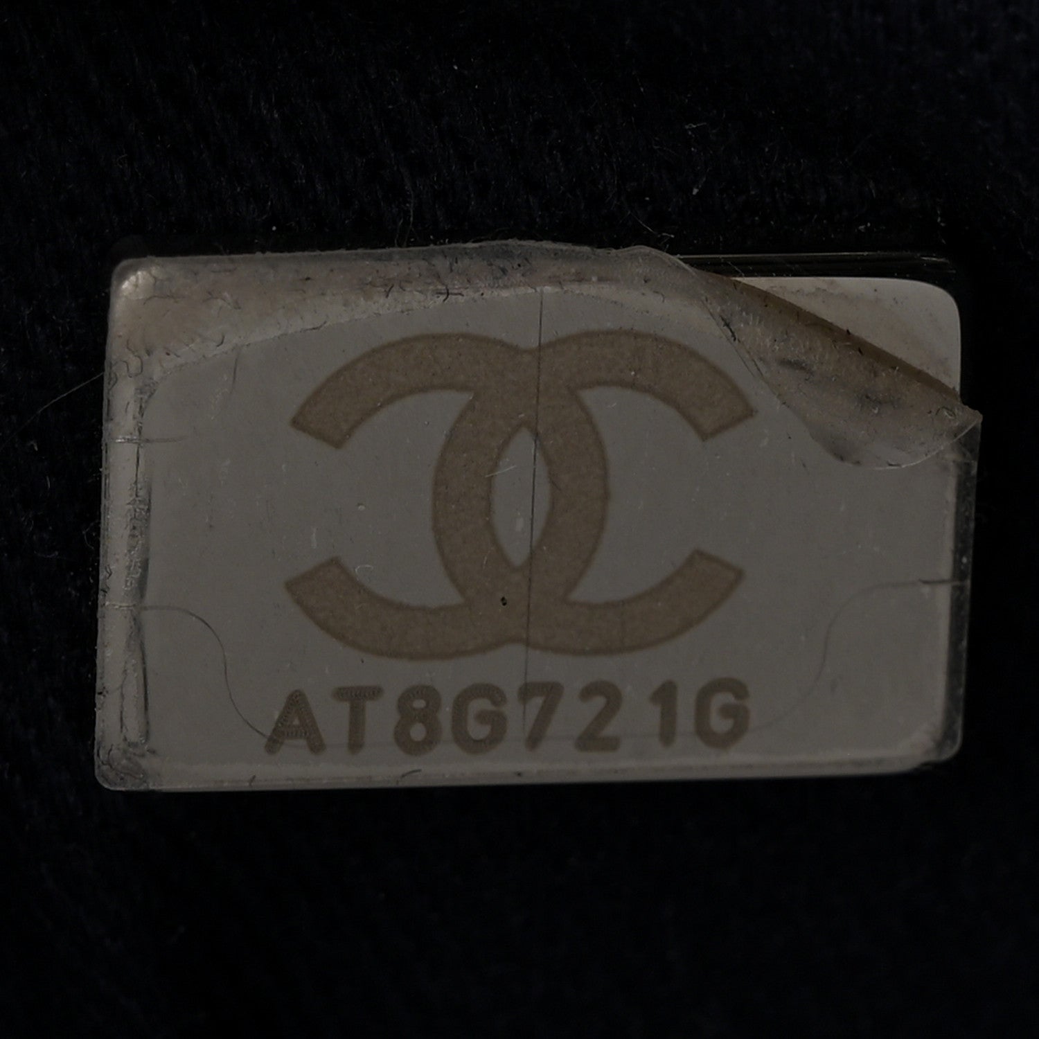 Chanel Woven Straw Raffia Medium Deauville Tote Navy 8 of 11