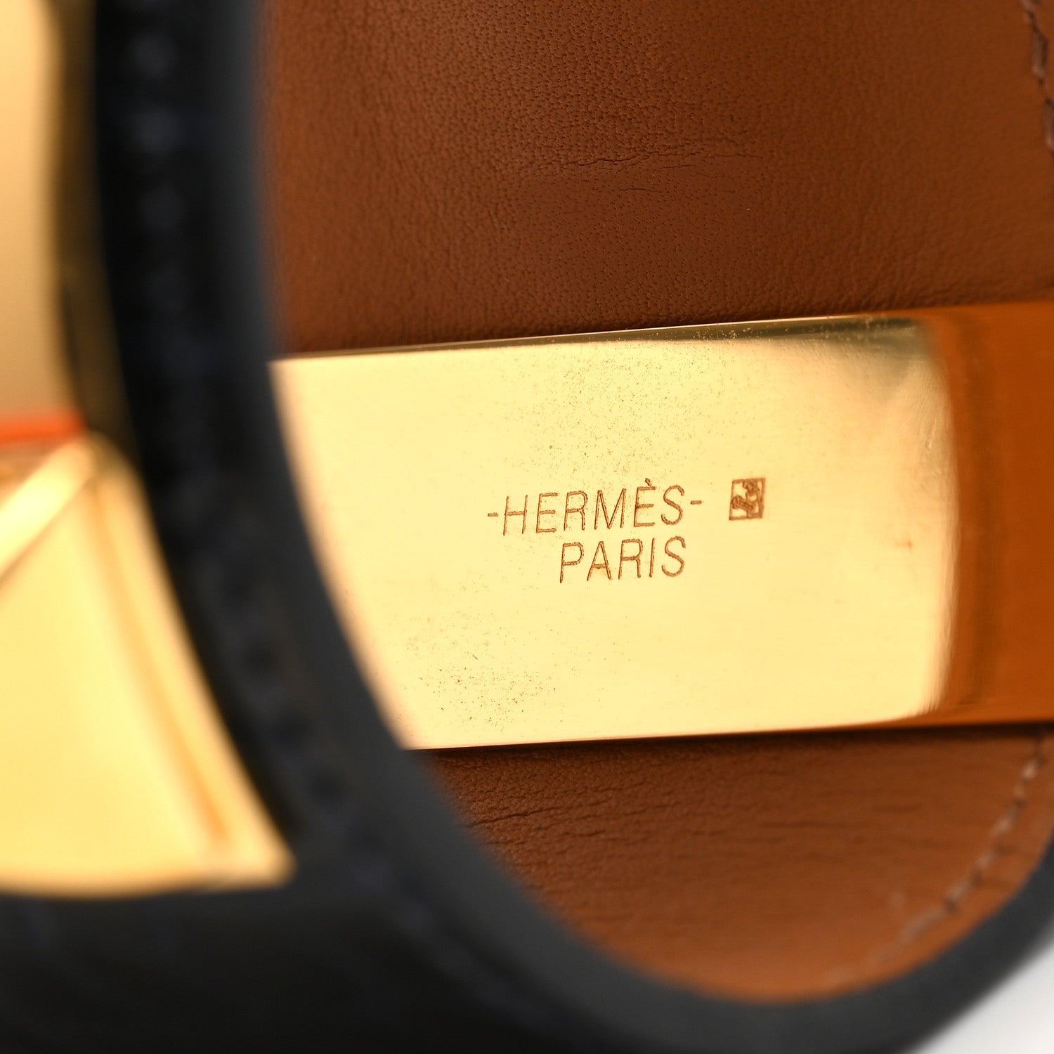Hermes Shiny Alligator Collier De Chien CDC Bracelet S Bleu Marine 4 of 6