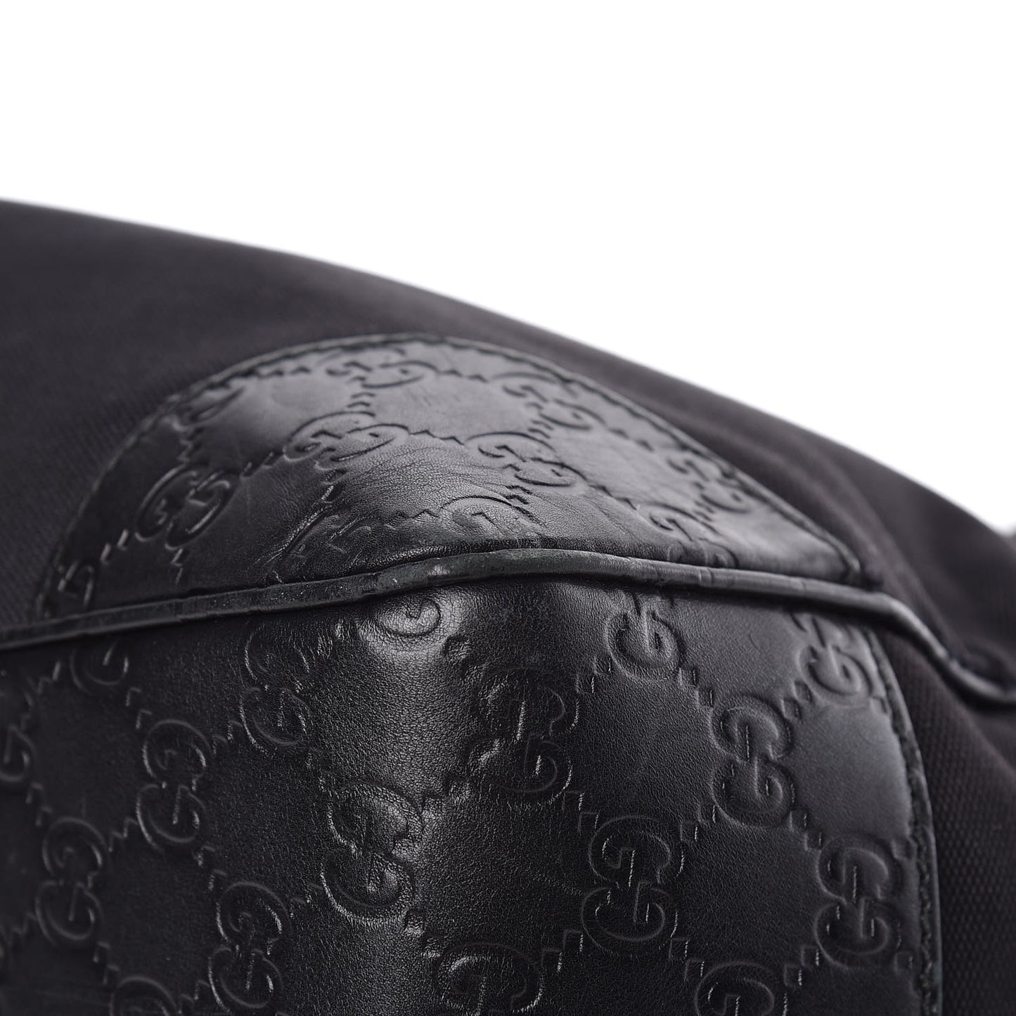 Canvas Guccissima Hobo Black