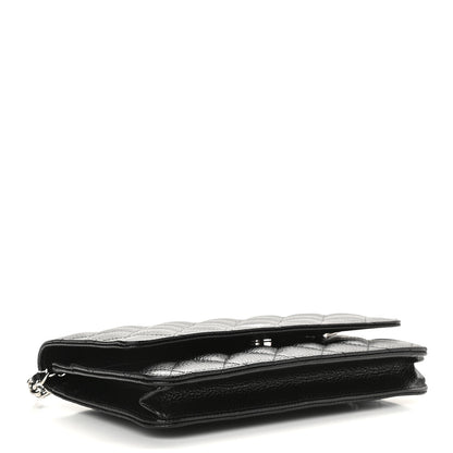 Chanel Caviar Quilted Wallet On Chain WOC Black 4 of 10