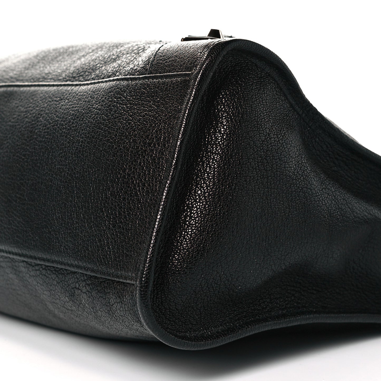 Chevre Gold Metallic Edge Hardware City Black