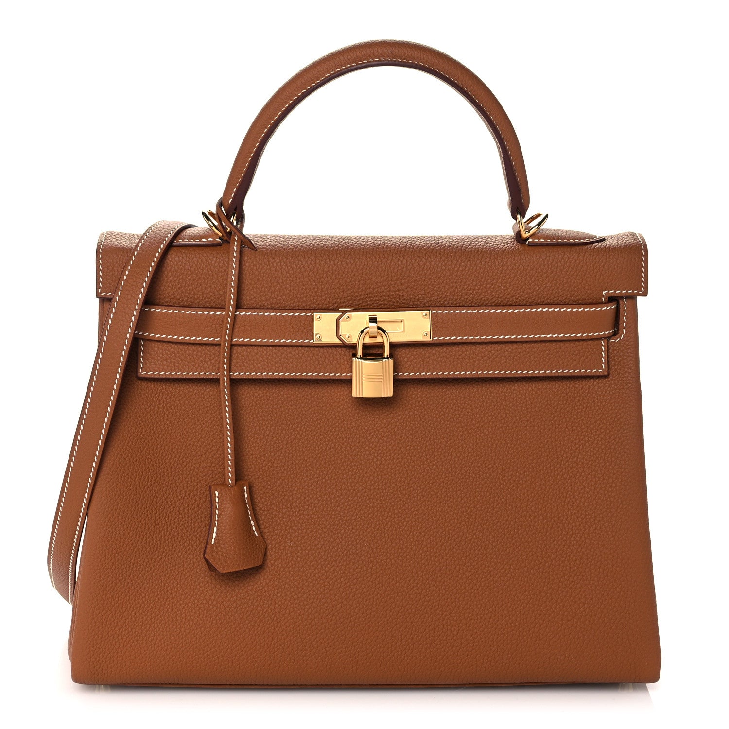 Hermes Togo Kelly Retourne 28 Gold 1 of 36