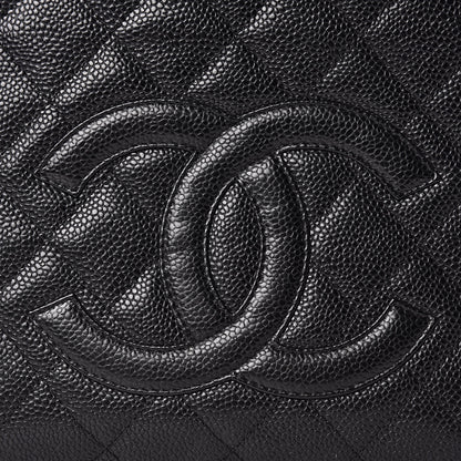 Chanel Caviar Quilted Petit Shopping Tote PST Black 14 of 20