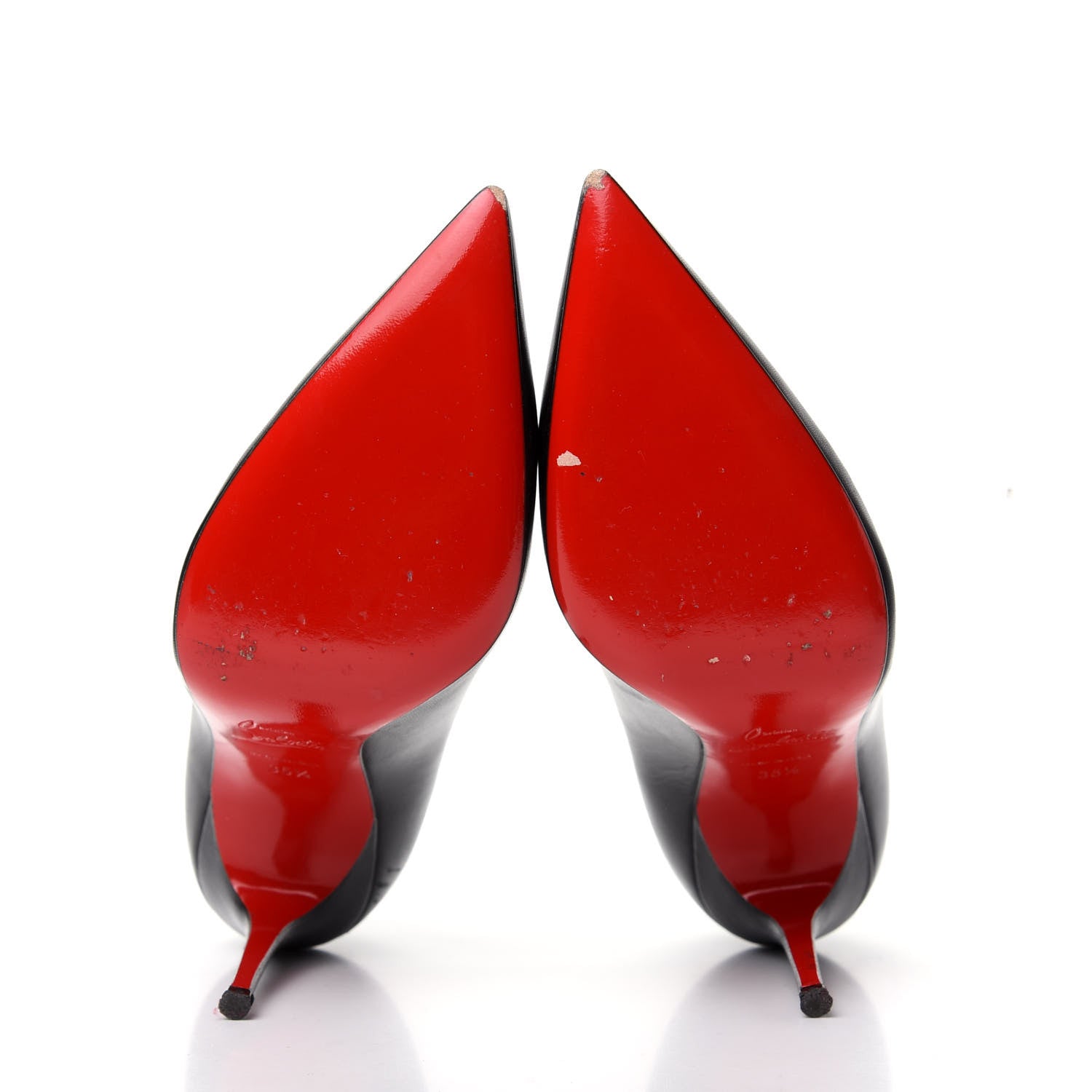 Christian Louboutin Kid Decollete 554 100 Pumps 35.5 Black 6 of 9