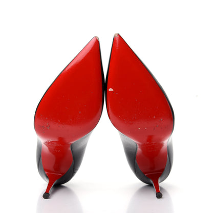 Christian Louboutin Kid Decollete 554 100 Pumps 35.5 Black 6 of 9