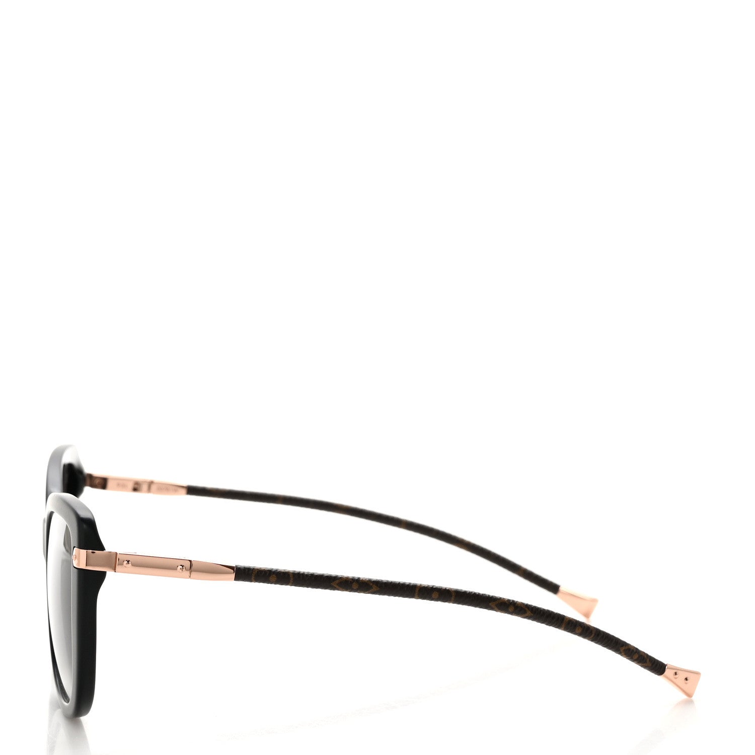Louis Vuitton Monogram Acetate Charlotte Sunglasses Z0781W Black 3 of 8