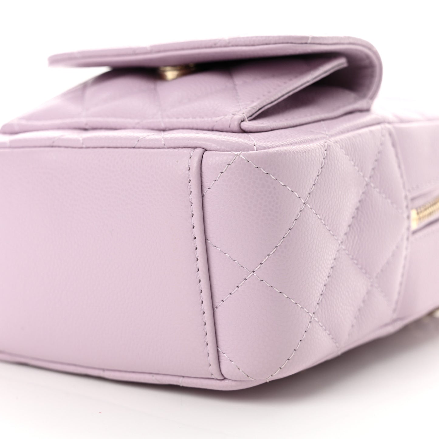 Caviar Quilted CC Mini Classic Backpack Lilac