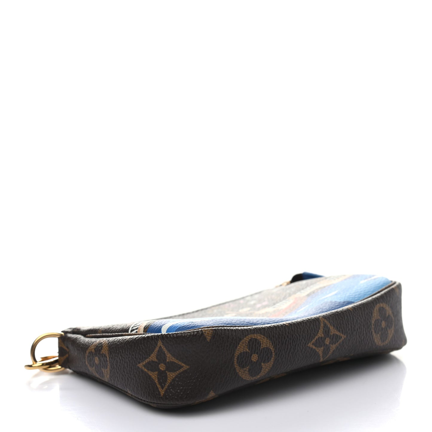 Monogram 2019 Christmas Animation Mini Venice Pochette Accessories Blue