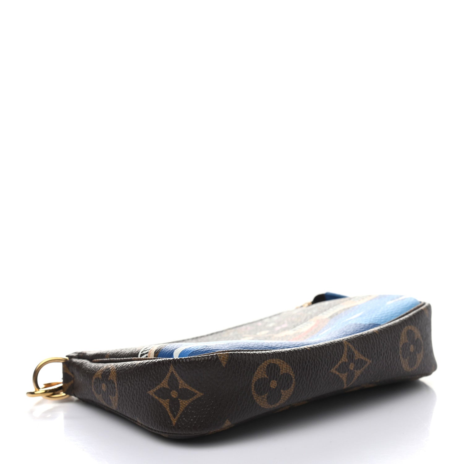 Louis Vuitton Monogram 2019 Christmas Animation Mini Venice Pochette Accessories Blue 4 of 7