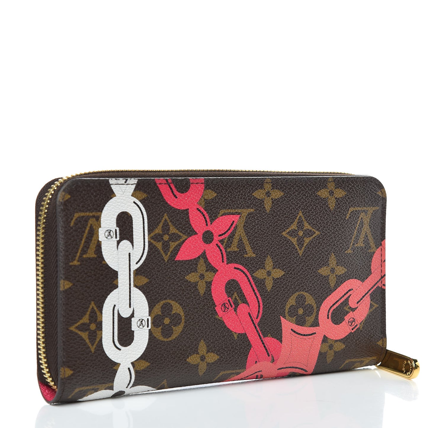 Monogram Bay Zippy Wallet Rose Ballerine Poppy