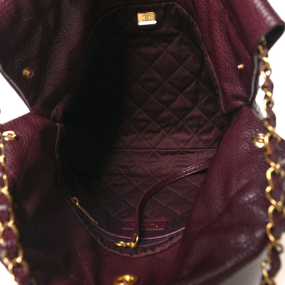 Chanel Caviar Quilted Small Chanel 22 Dark Burgundy 6 of 11