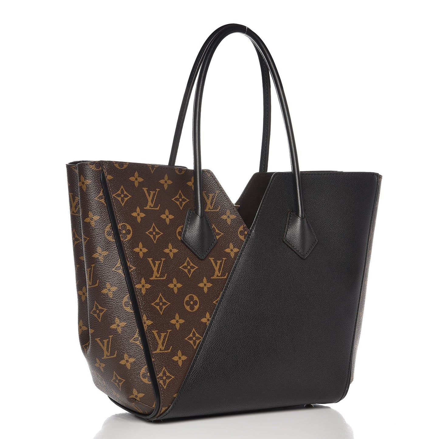 Calfskin Monogram Kimono Tote Black