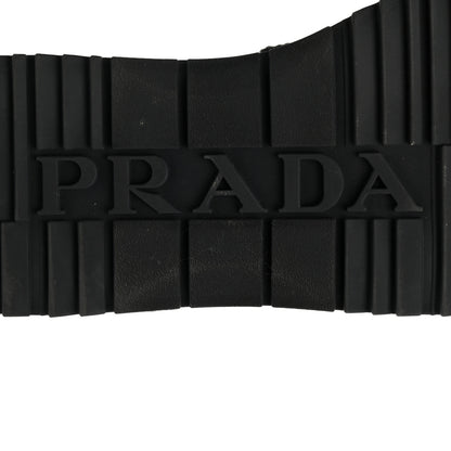 Prada Spazzolato Metal Triangle Logo Flatform 45mm Loafers 40 Black 8 of 9