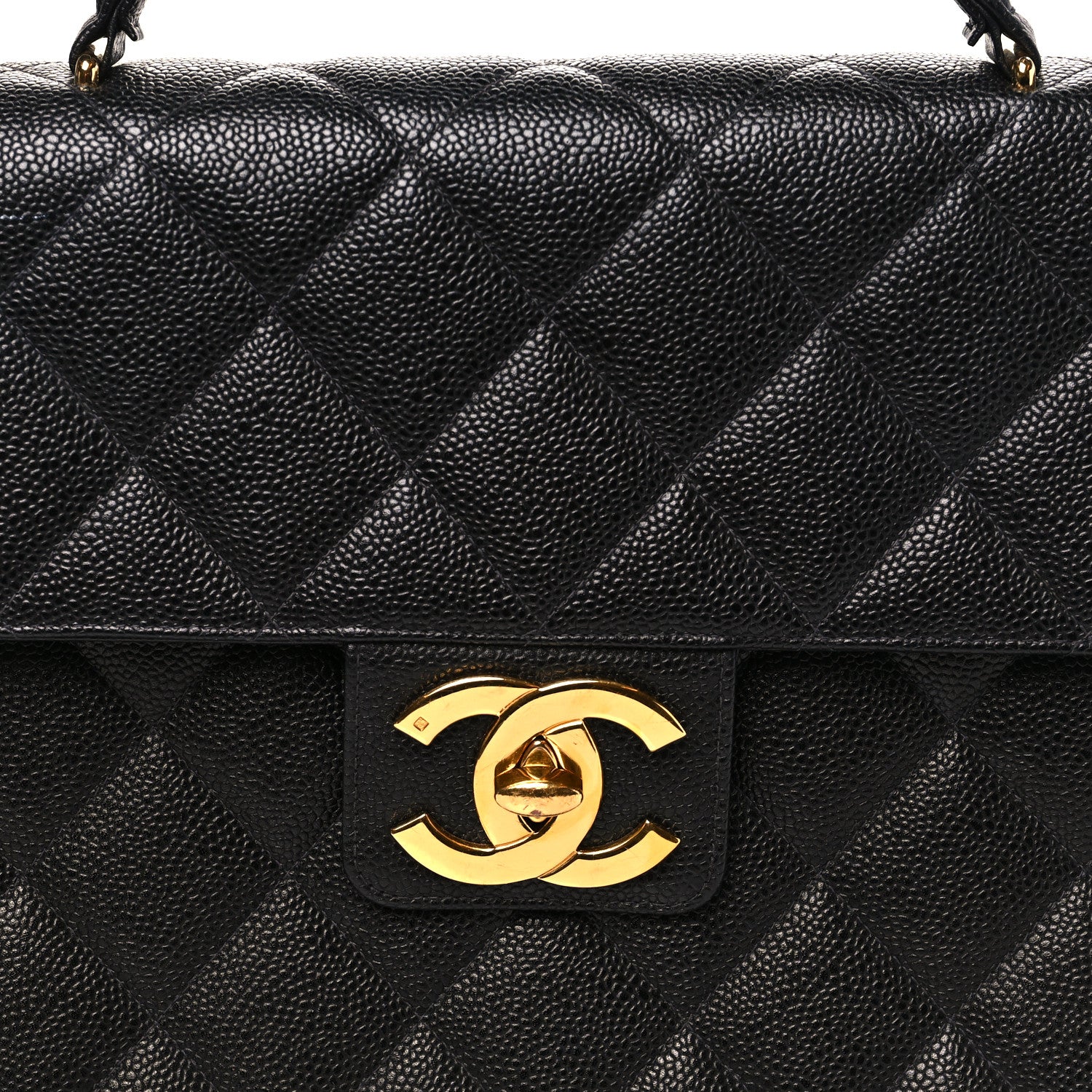 Chanel Caviar Quilted Briefcase Laptop Bag Black 8 of 12