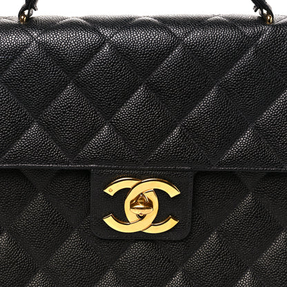 Chanel Caviar Quilted Briefcase Laptop Bag Black 8 of 12
