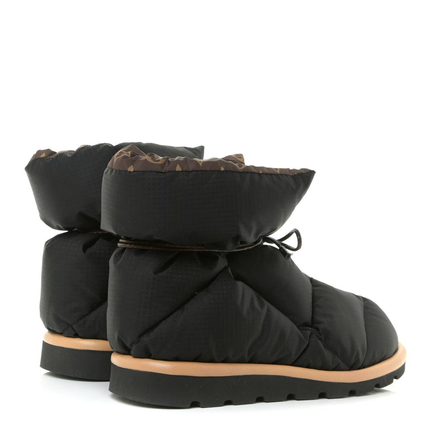 Nylon Monogram Pillow Comfort Ankle Boot 40 Black