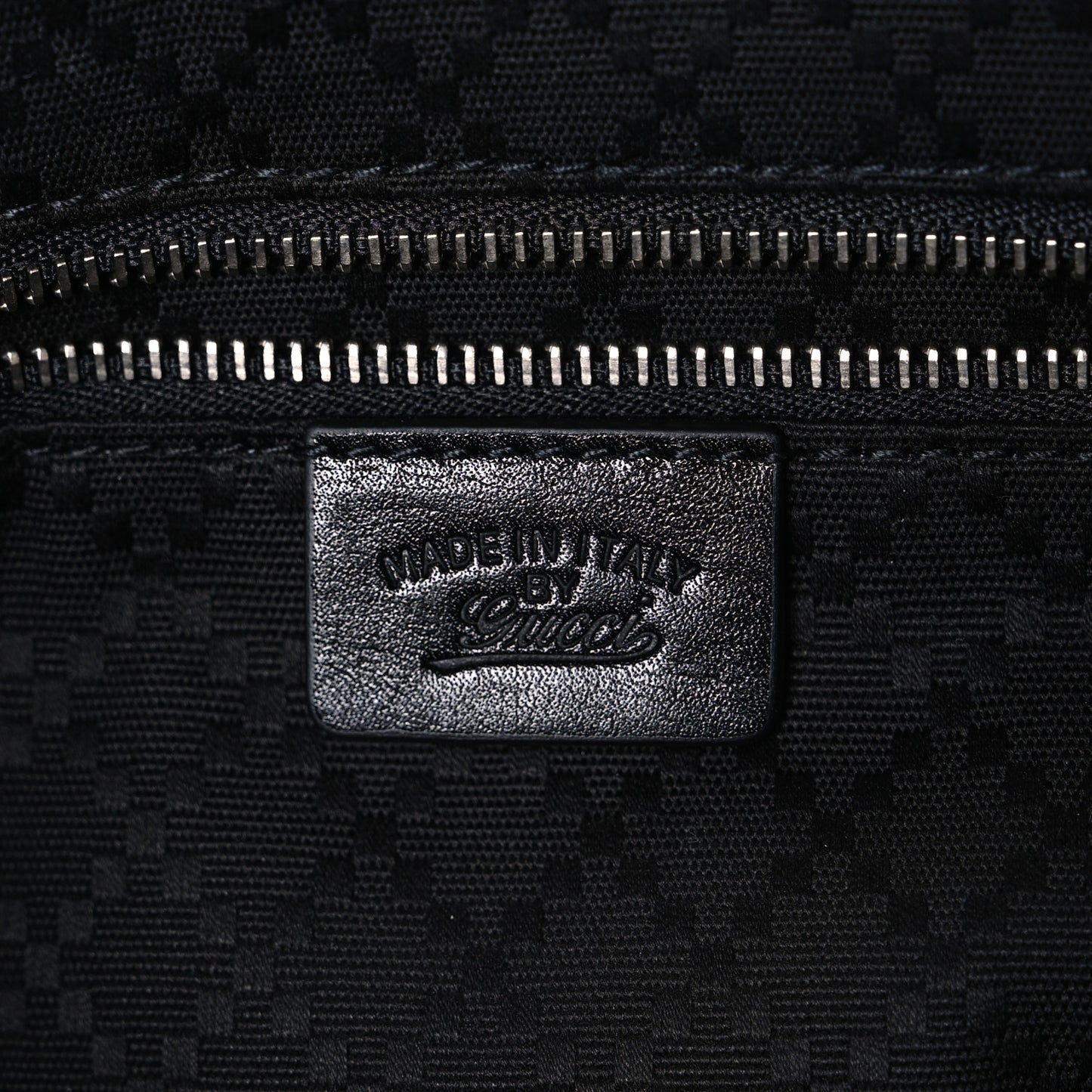 Calfskin Web Small Lunetta Crossbody Bag  Black