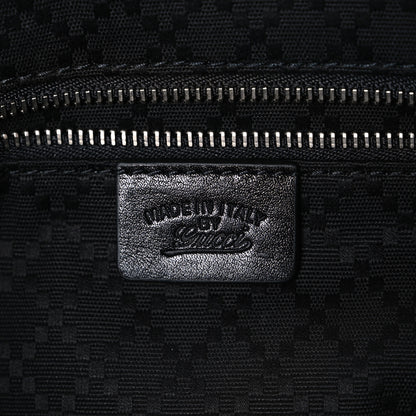 Gucci Calfskin Web Small Lunetta Crossbody Bag  Black 5 of 9