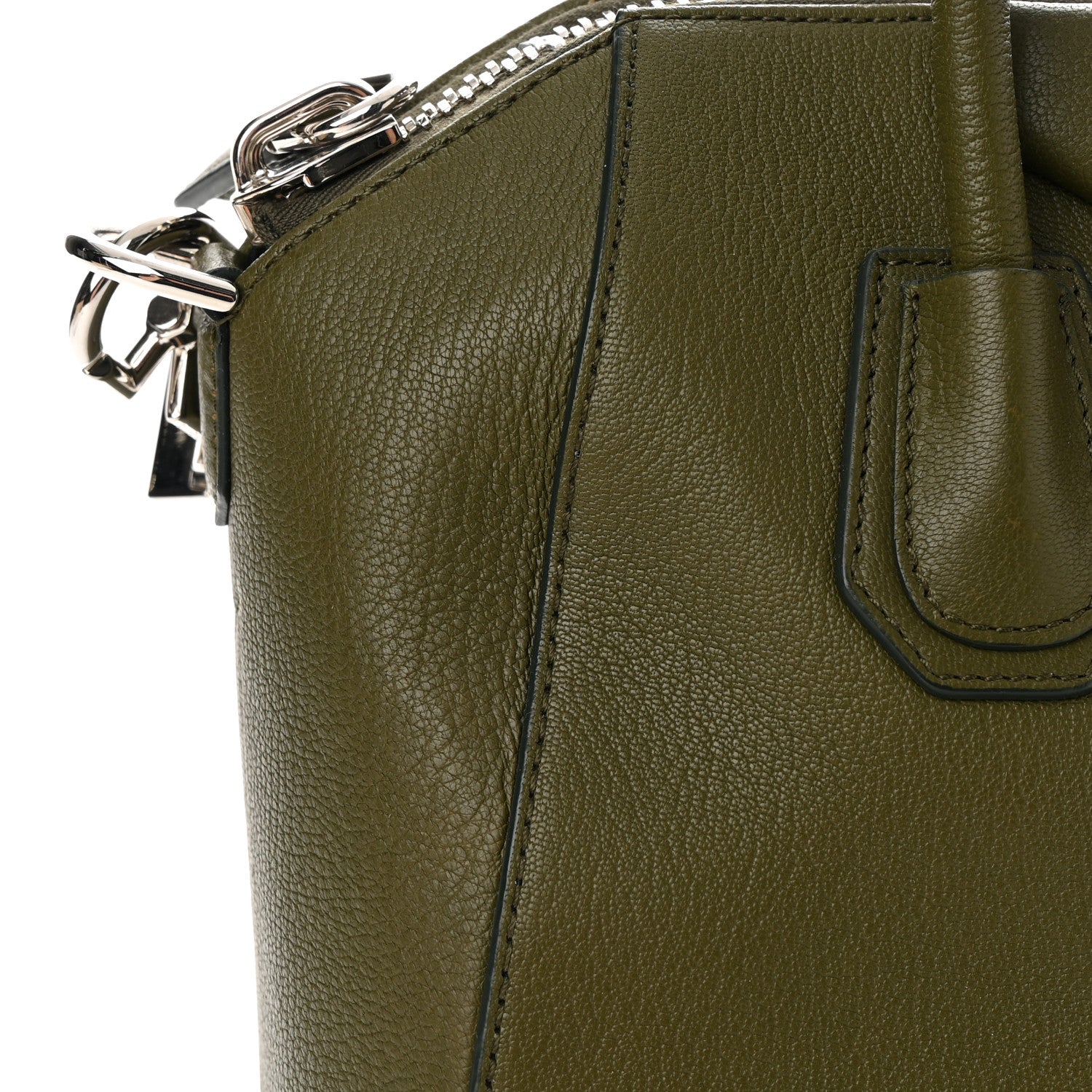 Givenchy Sugar Goatskin Small Antigona Khaki 13 of 13