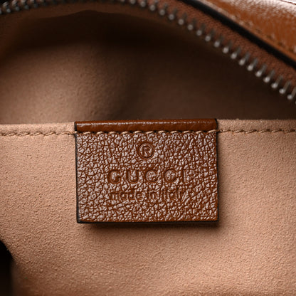 Gucci Glazed Calfskin Matelasse Diagonal Mini GG Marmont Chain Shoulder Bag Cuir 6 of 10