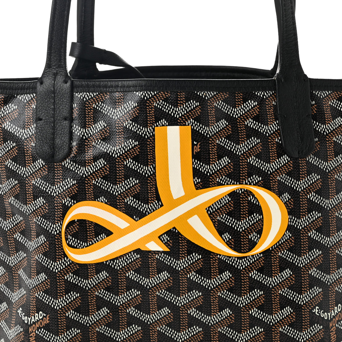 Goyard Goyardine Banniere Reversible Mini Anjou Black 14 of 18