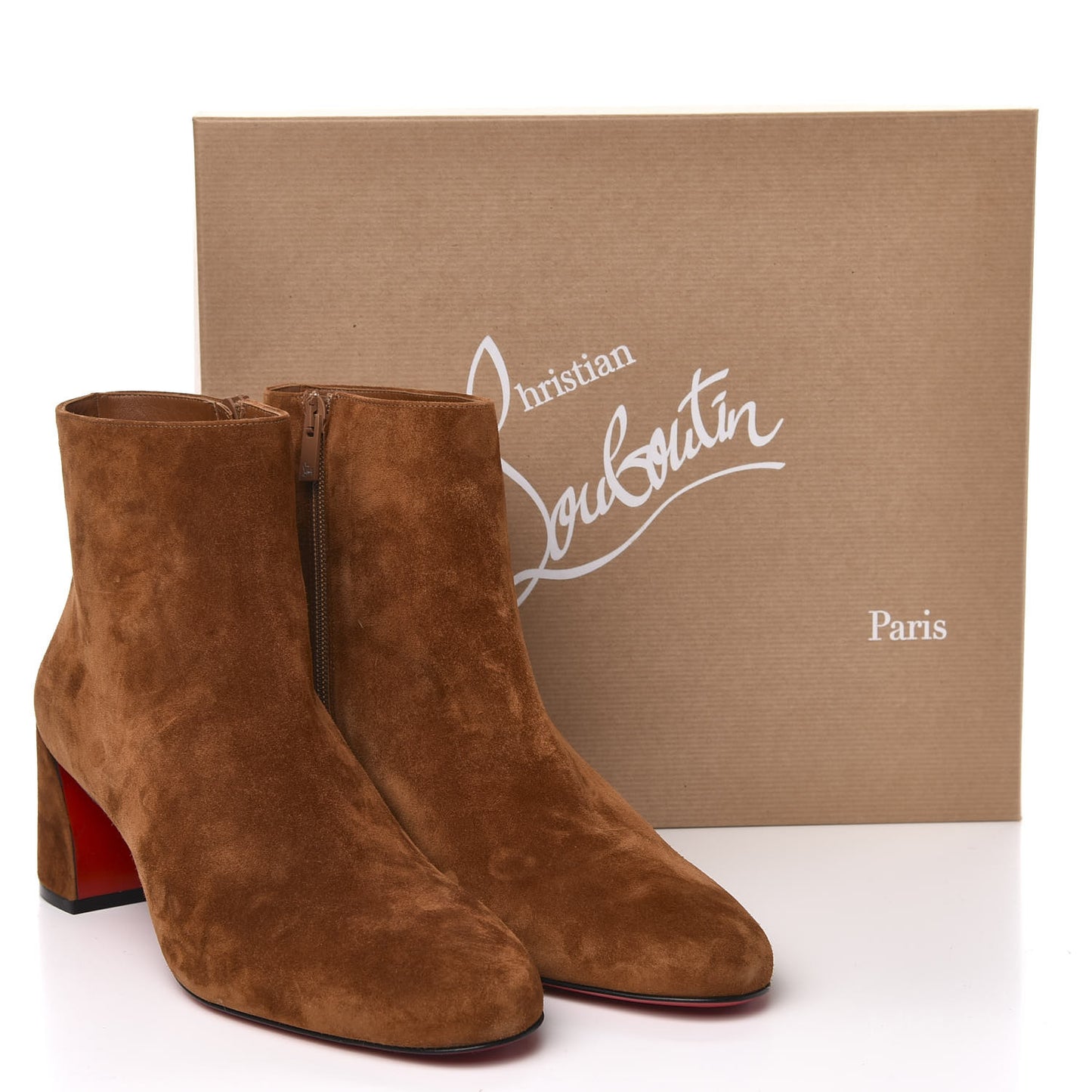 Veau Velours Turela 55 Ankle Boots 41 Ecureuil
