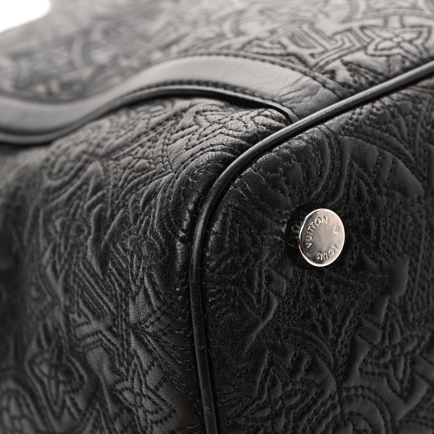 Monogram Lambskin Antheia Ixia MM Black