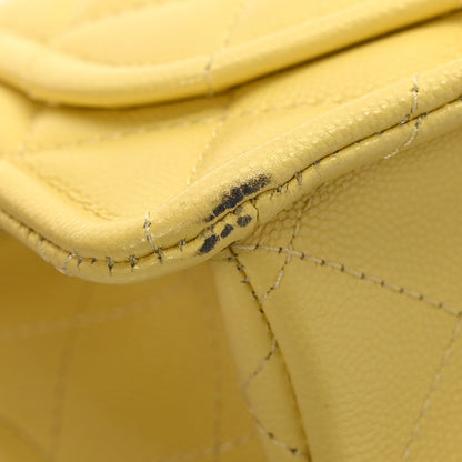 Chanel Caviar Quilted Mini Sweet Classic Flap Yellow 15 of 27