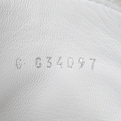 Chanel Crumpled Calfskin Quilted Cap Toe Short Boots 37.5 White Black 8 of 9