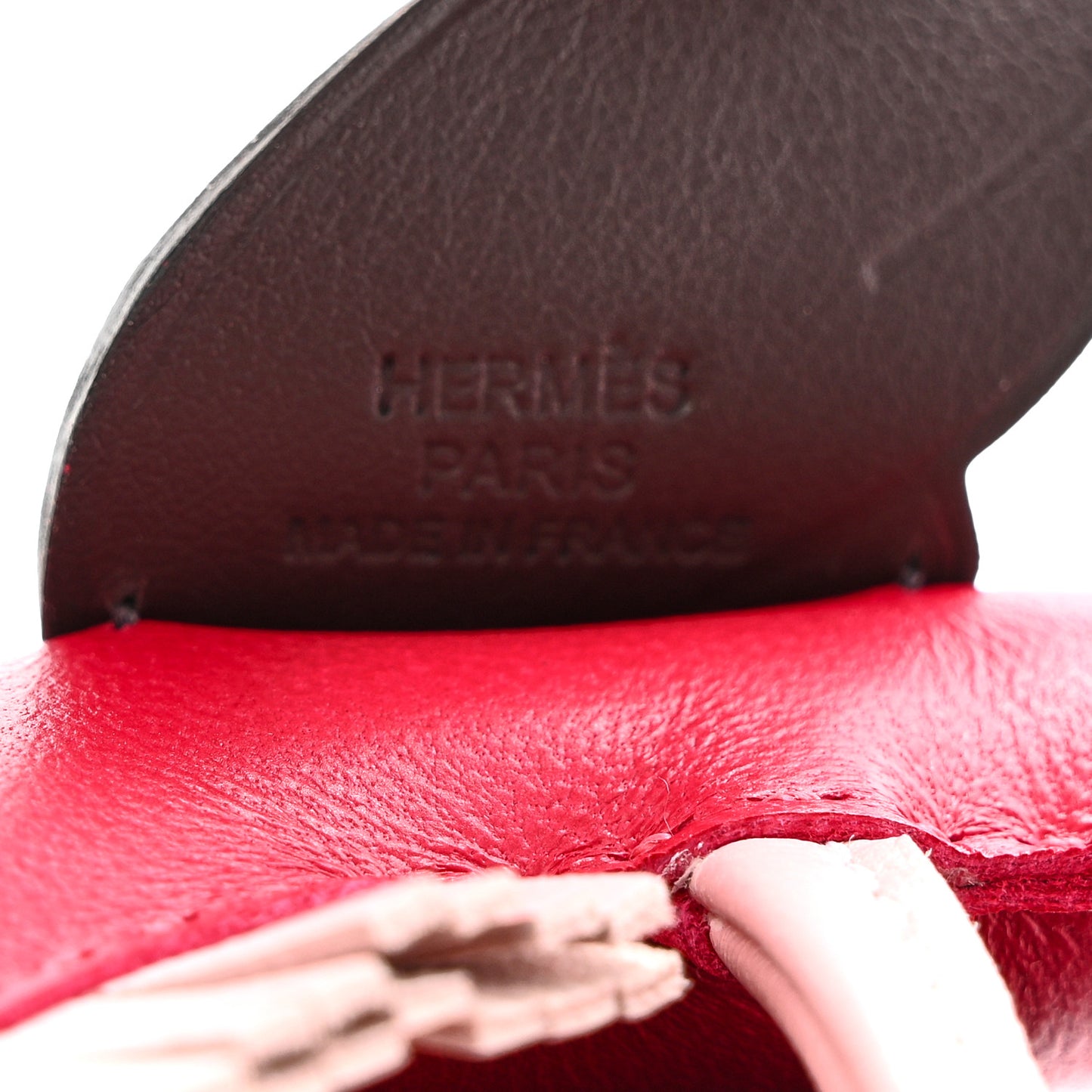 Milo Lambskin Grigri Rodeo Pegase Horse Bag Charm PM Framboise Rose Sakura Rouge Sellier