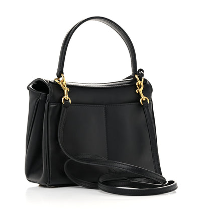 Balenciaga Natural Smooth Calfskin Mini Rodeo Top Handle Handbag Black 3 of 12