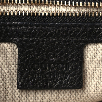 Gucci Pebbled Calfskin Medium Soho Flap Crossbody Black 6 of 10