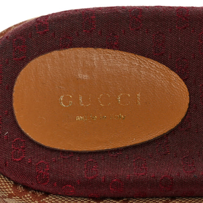 Gucci Canvas GG Monogram Angelina Platform Slide Sandals 38 Beige Ruggine 8 of 10