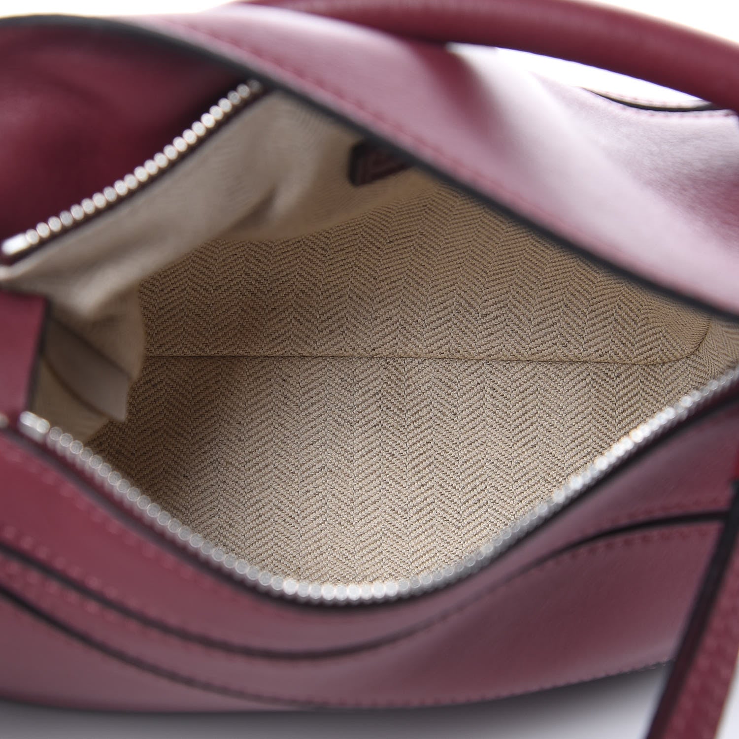 Loewe Calfskin Mini Puzzle Bag Wine 5 of 10