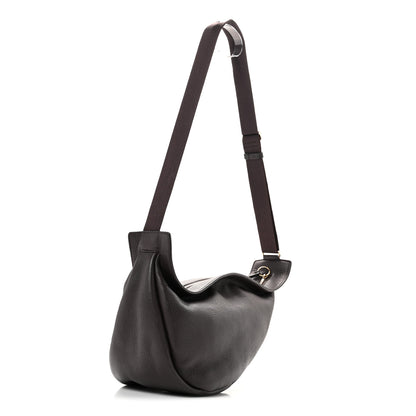 The Row Grained Calfskin Large Slouchy Banana Bag Brunette 3 of 11