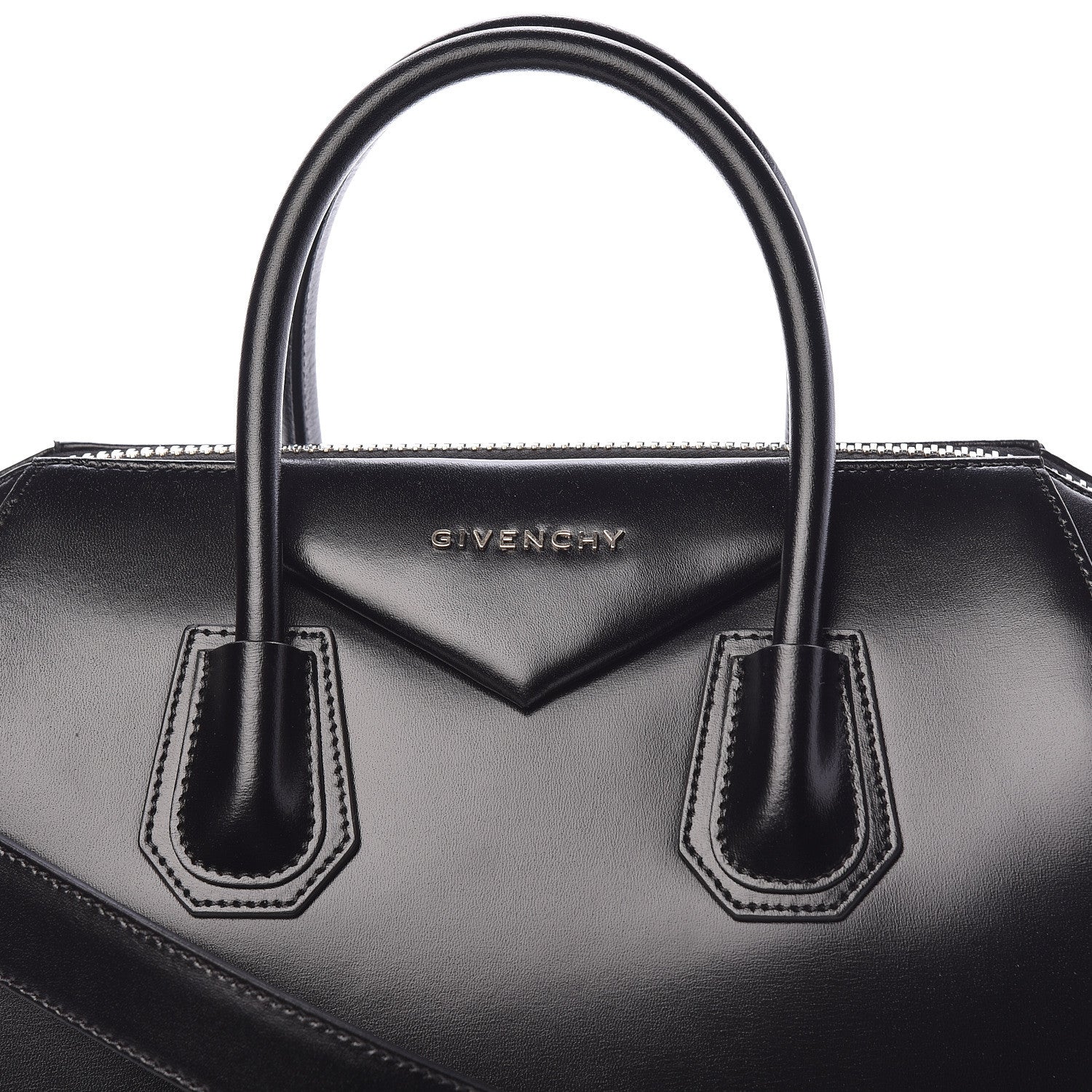 Givenchy Shiny Lord Calfskin Medium Antigona Black 8 of 10