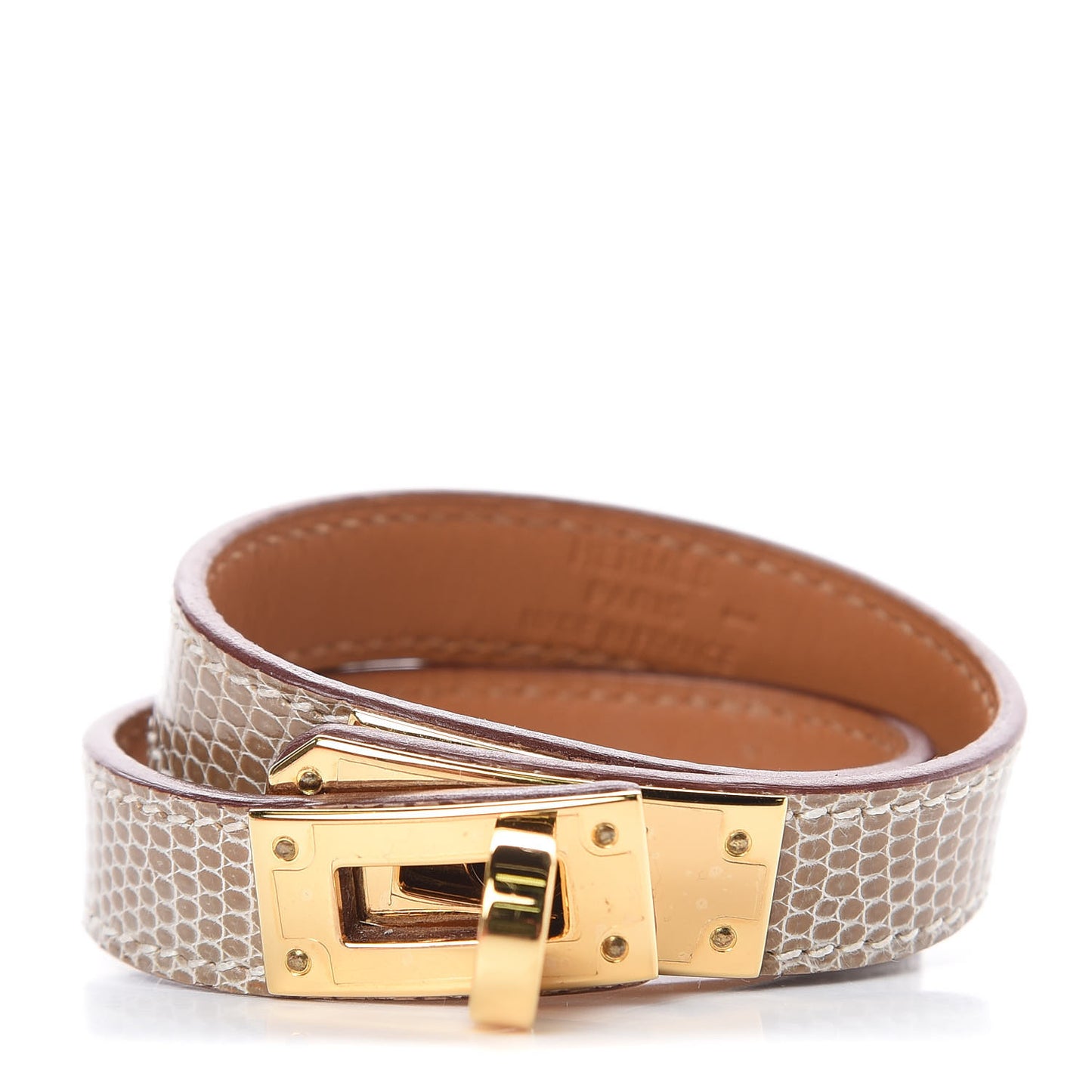 Lizard Kelly Double Tour Bracelet XS Ficelle