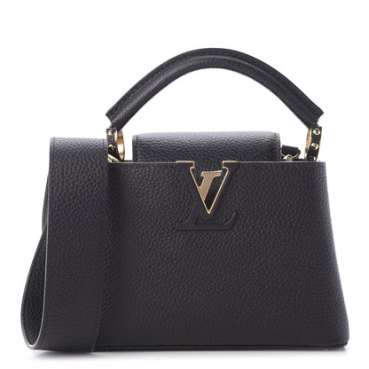 Louis Vuitton Taurillon Mini Capucines Black 1 of 8