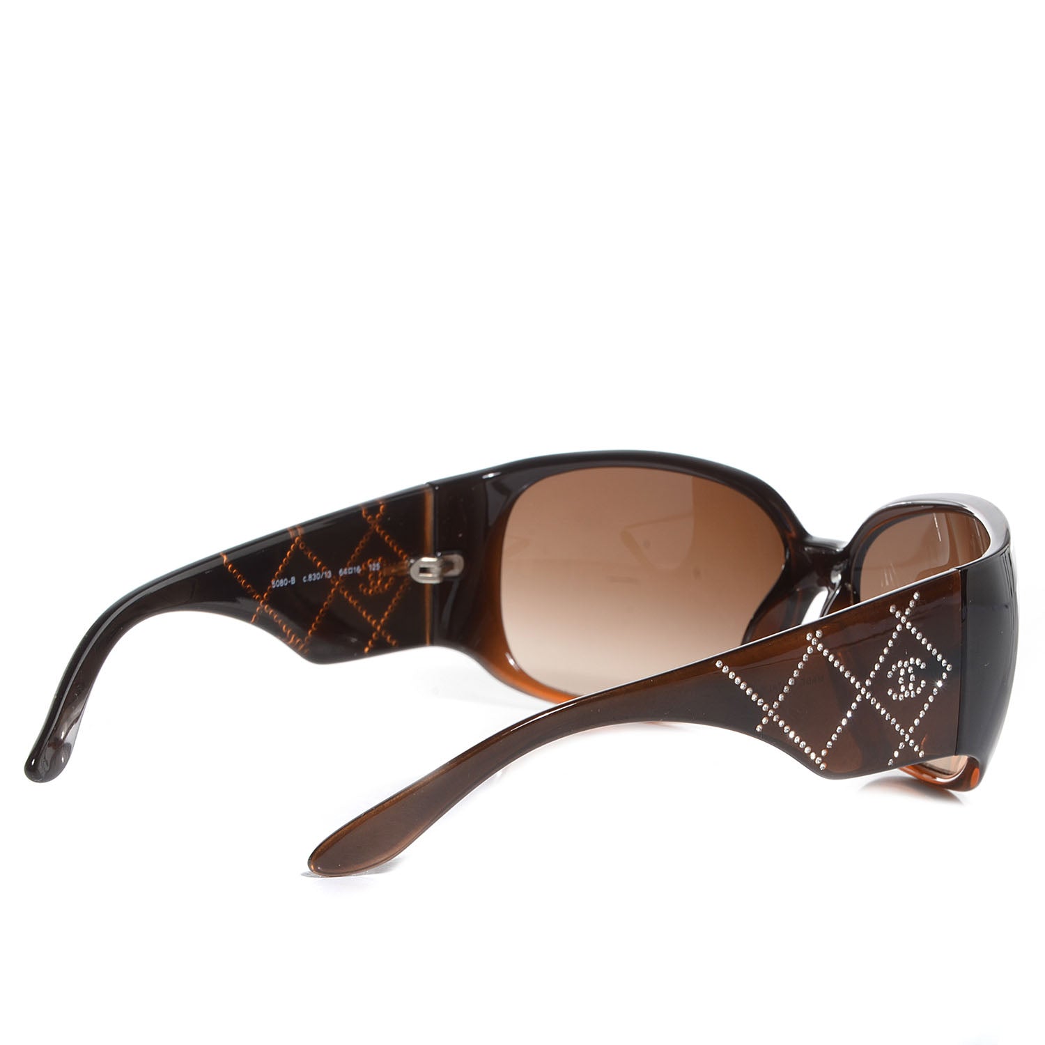 Chanel Crystal CC Logo Sunglasses 5080 B 2 of 4