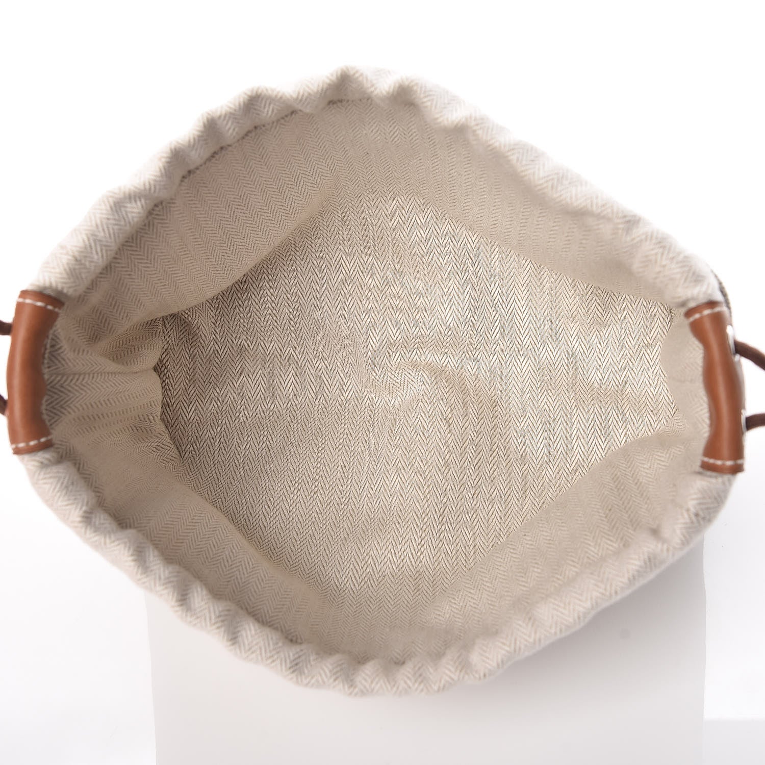 Hermes Canvas Barenia Fourbi 20 PM Pouch Naturel Fauve 5 of 8