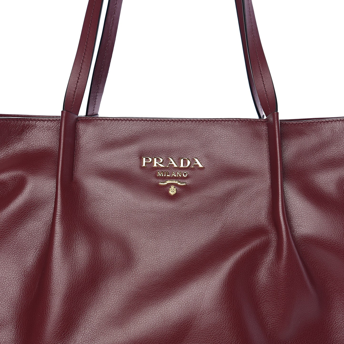 Glace Calfskin City Calfskin Tote Cerise