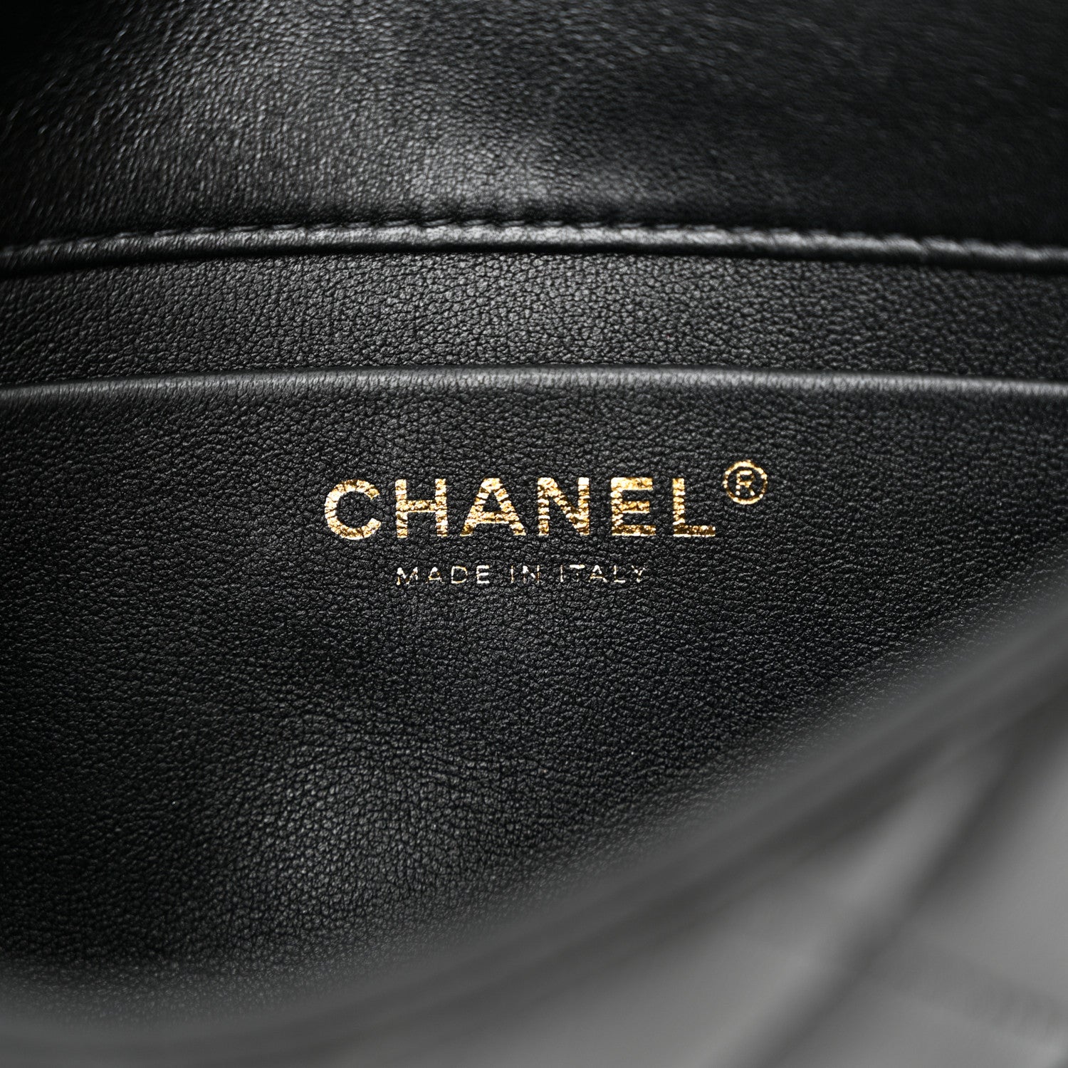 Chanel Lambskin Quilted CC Pocket Clutch With Chain Black 6 of 11