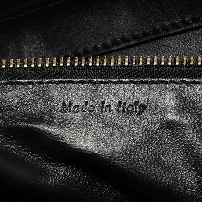 Celine Smooth Calfskin Tweed Tartan Mini Luggage Midnight 8 of 9