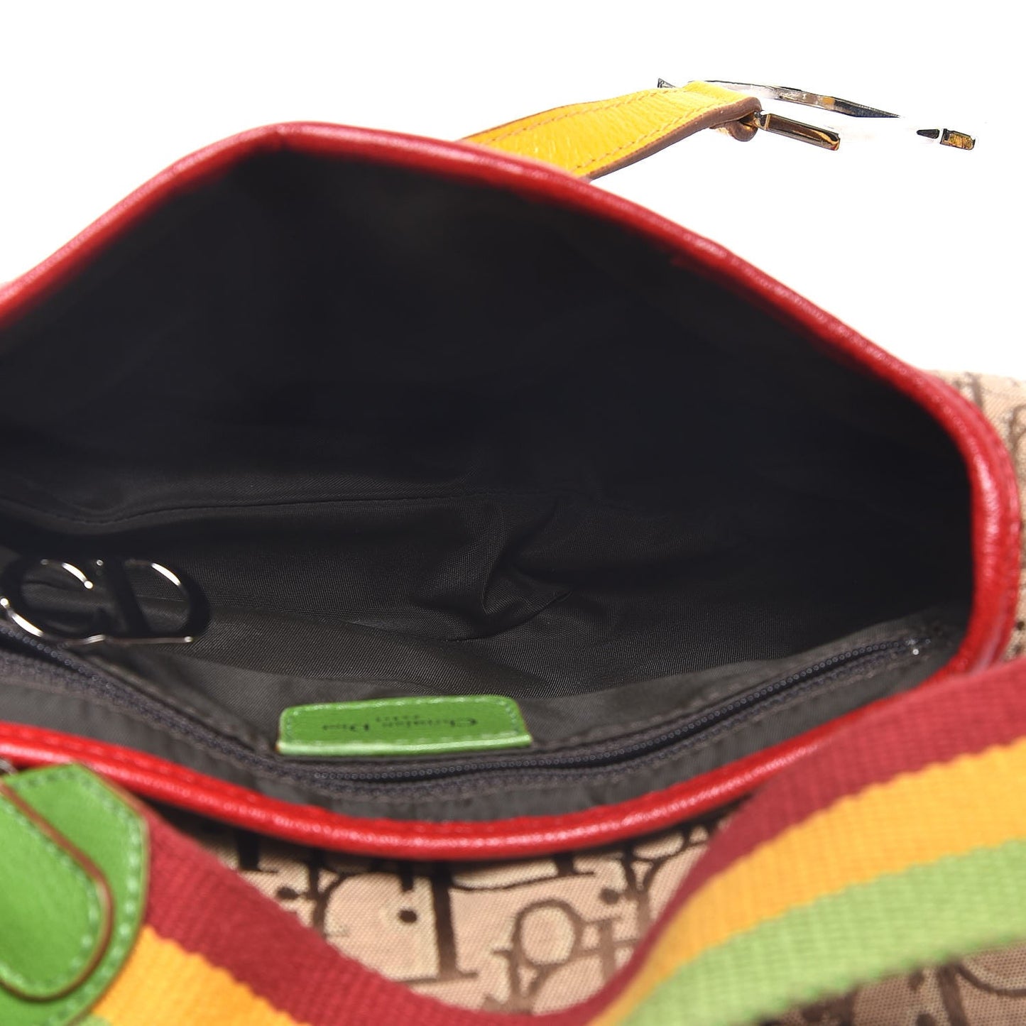 Monogram Rasta Saddle Bag Beige
